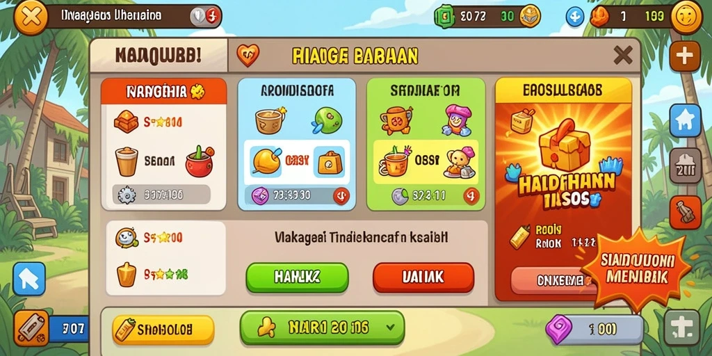 Level yang beragam dengan tantangan yang berbeda-beda.
